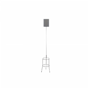 SUPORTE CROMATIZADO COM HASTE PARA EXTINTOR 04 A 06 KG